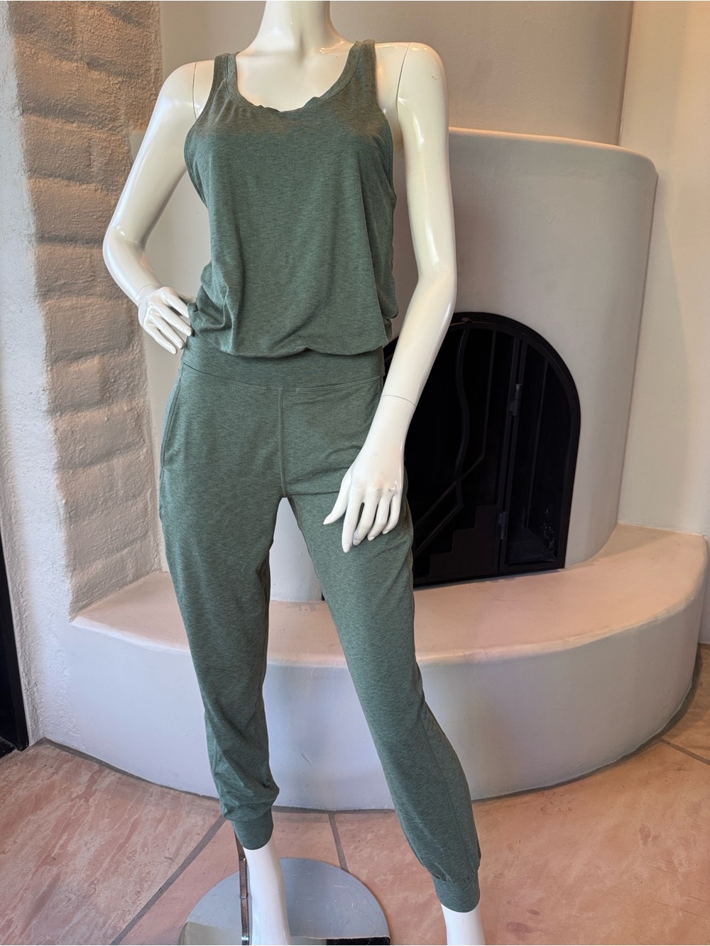 Sweaty Betty Sage Green Jumpsuit